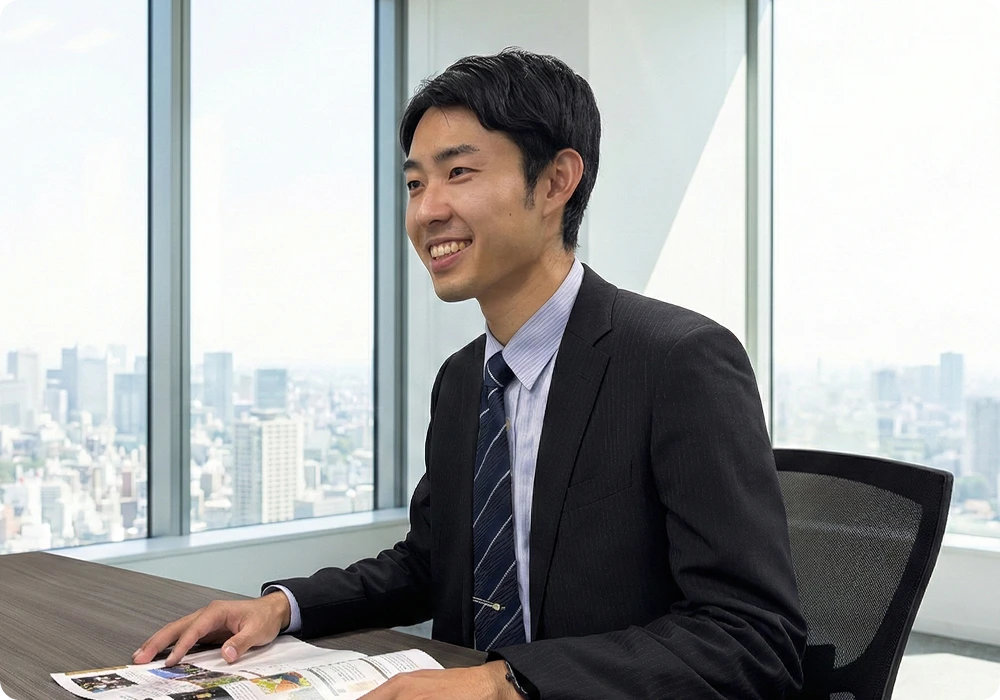 転職社員インタビュー風景