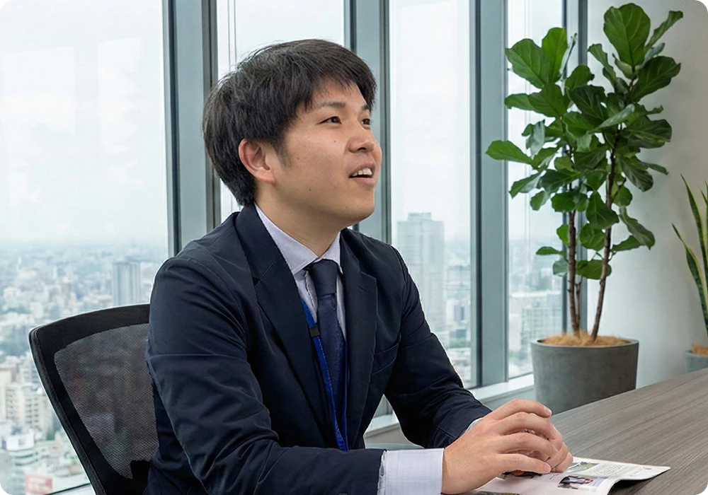 転職社員インタビュー風景